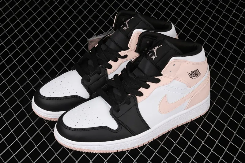All categories Air Jordan Jordan series basketball shoes Air Jordan 1 Mid Air Jordan 1 Mid SE "Game Royal" AJ1 Joe 1 Black Pink China 554724-133